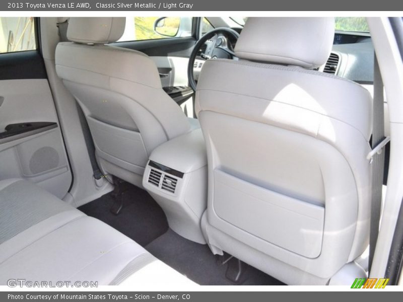 Classic Silver Metallic / Light Gray 2013 Toyota Venza LE AWD