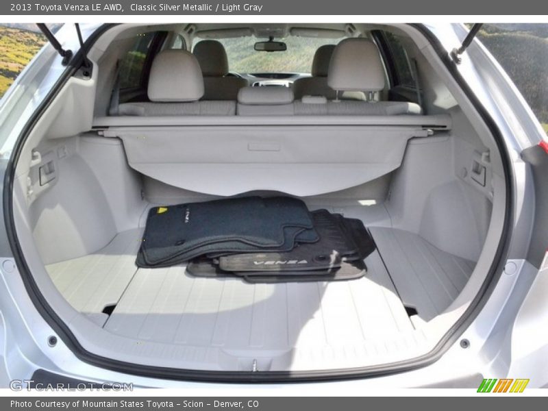 Classic Silver Metallic / Light Gray 2013 Toyota Venza LE AWD