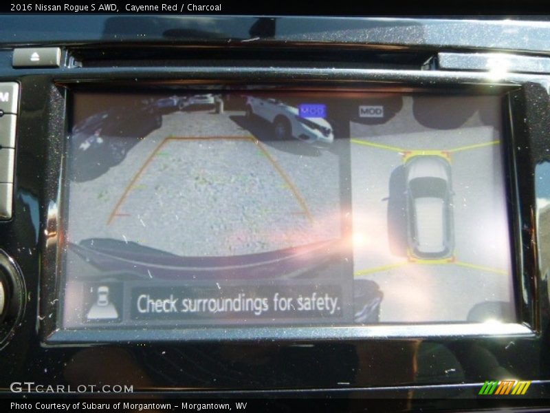 Cayenne Red / Charcoal 2016 Nissan Rogue S AWD