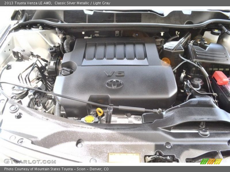 Classic Silver Metallic / Light Gray 2013 Toyota Venza LE AWD