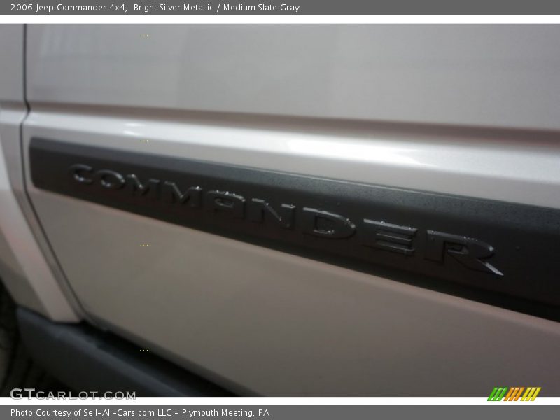 Bright Silver Metallic / Medium Slate Gray 2006 Jeep Commander 4x4