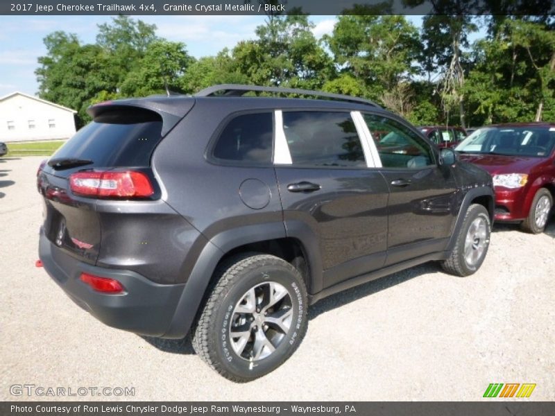 Granite Crystal Metallic / Black 2017 Jeep Cherokee Trailhawk 4x4