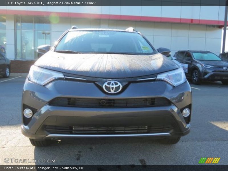 Magnetic Gray Metallic / Black 2016 Toyota RAV4 XLE