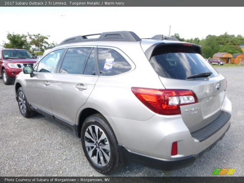 Tungsten Metallic / Warm Ivory 2017 Subaru Outback 2.5i Limited