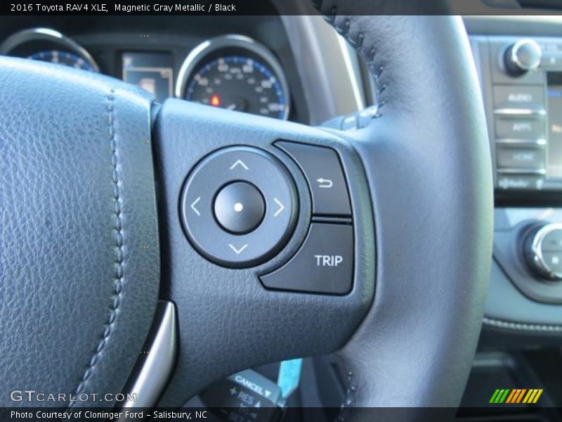 Magnetic Gray Metallic / Black 2016 Toyota RAV4 XLE
