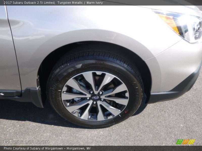 Tungsten Metallic / Warm Ivory 2017 Subaru Outback 2.5i Limited