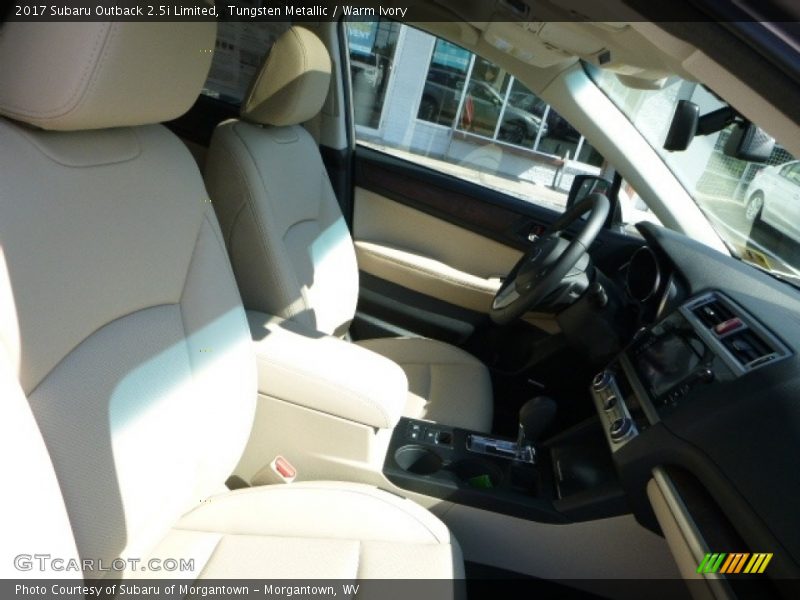 Tungsten Metallic / Warm Ivory 2017 Subaru Outback 2.5i Limited