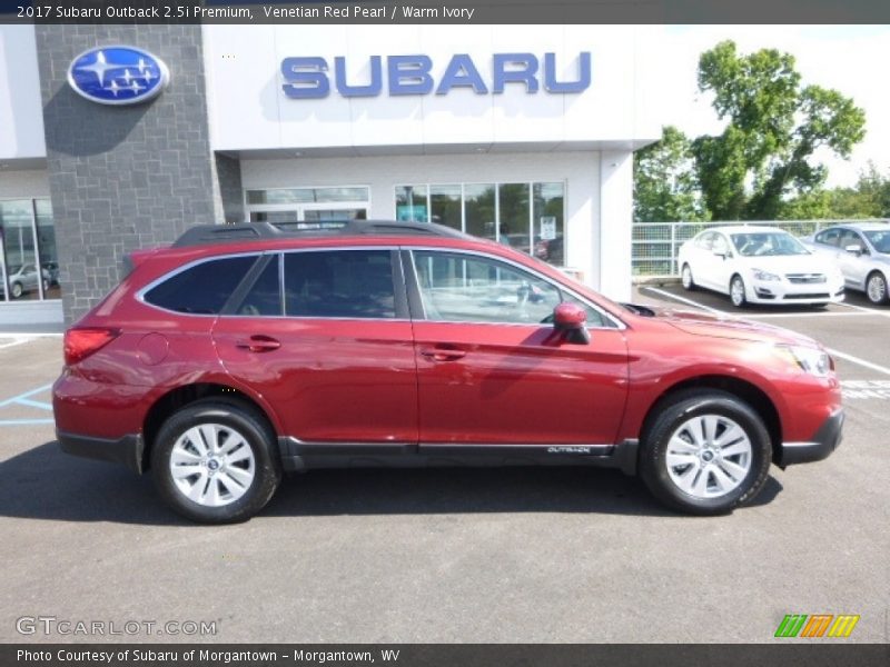 Venetian Red Pearl / Warm Ivory 2017 Subaru Outback 2.5i Premium