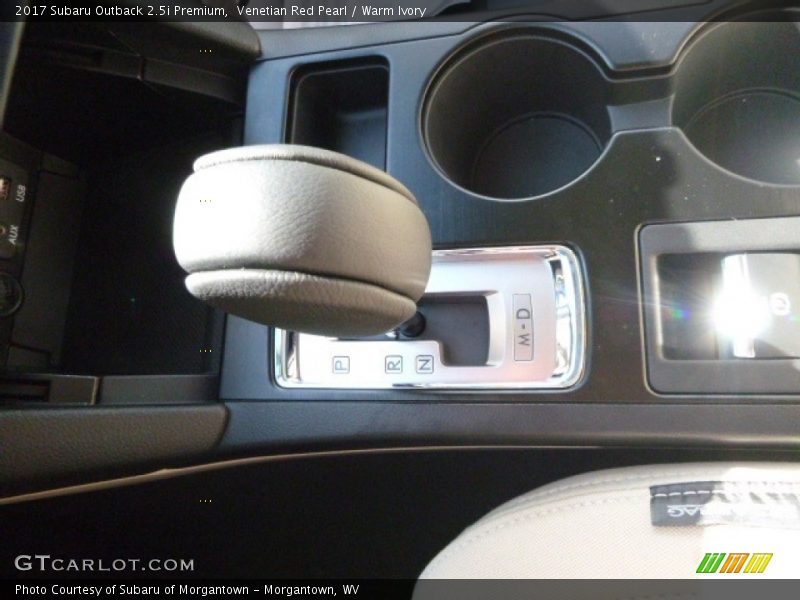 Venetian Red Pearl / Warm Ivory 2017 Subaru Outback 2.5i Premium