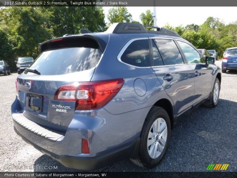 Twilight Blue Metallic / Slate Black 2017 Subaru Outback 2.5i Premium