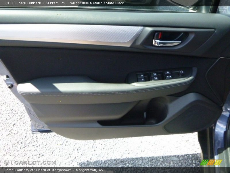 Twilight Blue Metallic / Slate Black 2017 Subaru Outback 2.5i Premium