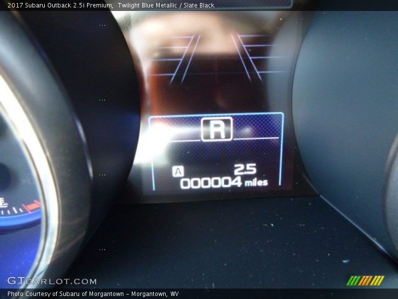 Twilight Blue Metallic / Slate Black 2017 Subaru Outback 2.5i Premium