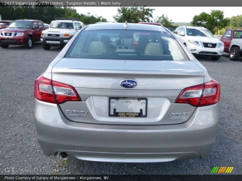 Tungsten Metallic / Warm Ivory 2017 Subaru Legacy 2.5i Limited