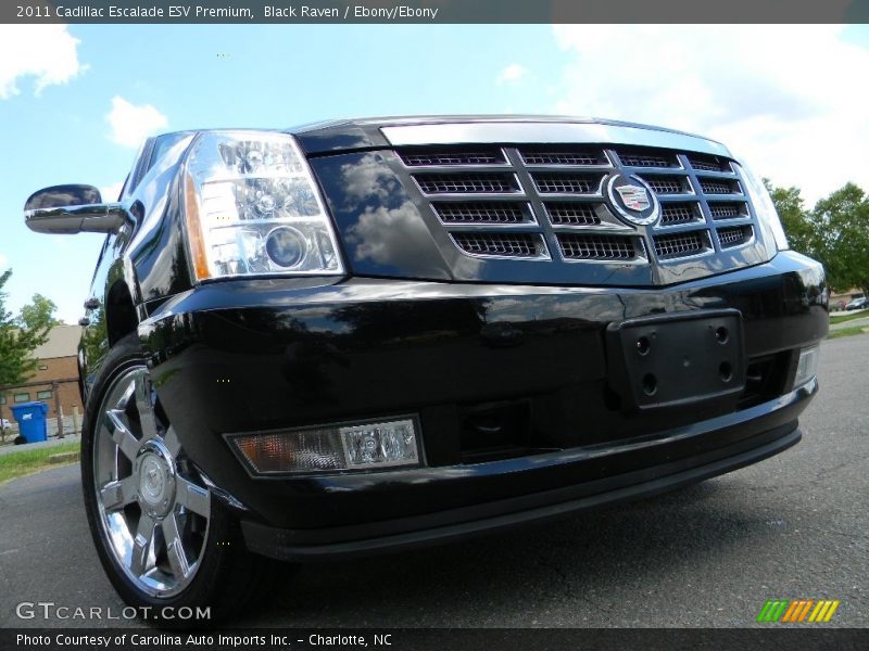 Black Raven / Ebony/Ebony 2011 Cadillac Escalade ESV Premium