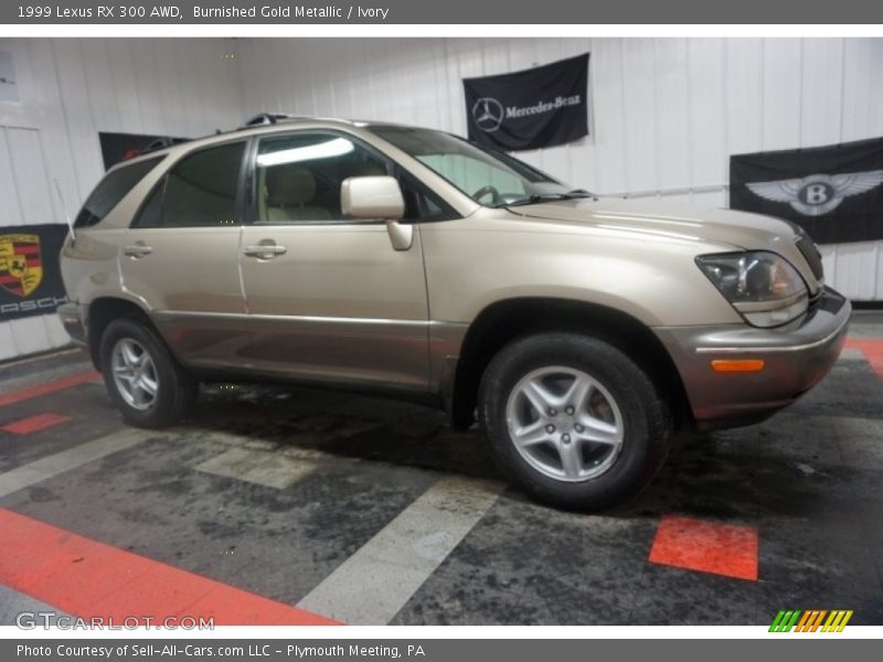 Burnished Gold Metallic / Ivory 1999 Lexus RX 300 AWD