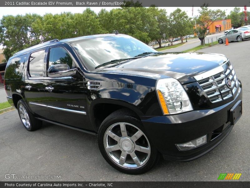 Black Raven / Ebony/Ebony 2011 Cadillac Escalade ESV Premium