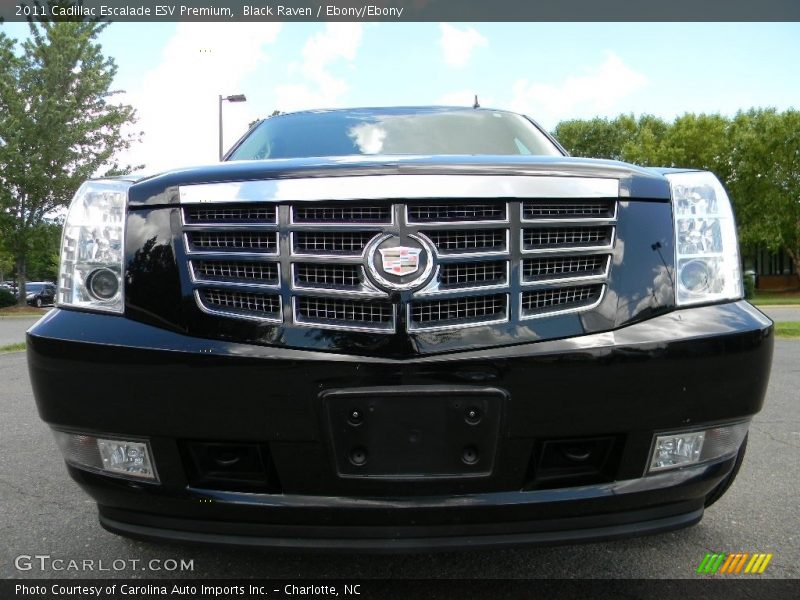 Black Raven / Ebony/Ebony 2011 Cadillac Escalade ESV Premium