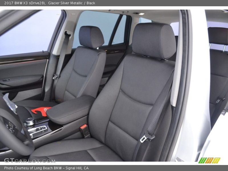 Glacier Silver Metallic / Black 2017 BMW X3 sDrive28i