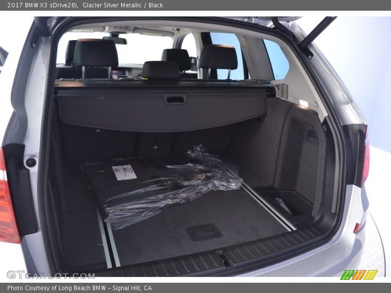 Glacier Silver Metallic / Black 2017 BMW X3 sDrive28i