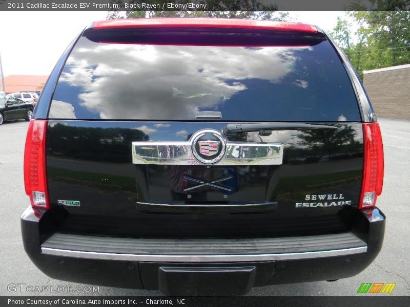 Black Raven / Ebony/Ebony 2011 Cadillac Escalade ESV Premium