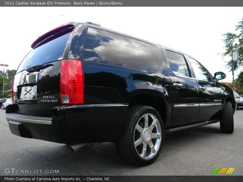 Black Raven / Ebony/Ebony 2011 Cadillac Escalade ESV Premium