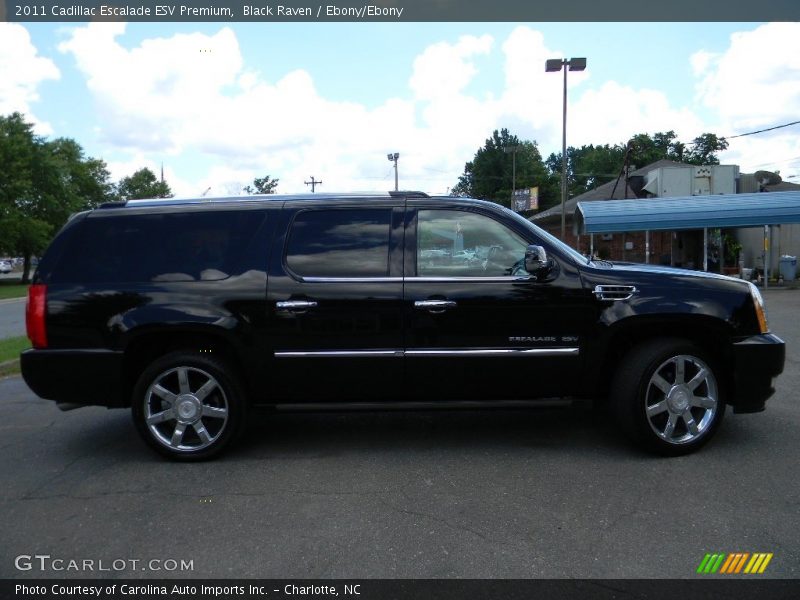 Black Raven / Ebony/Ebony 2011 Cadillac Escalade ESV Premium