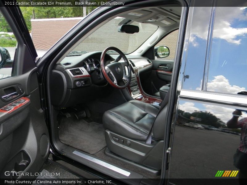 Black Raven / Ebony/Ebony 2011 Cadillac Escalade ESV Premium
