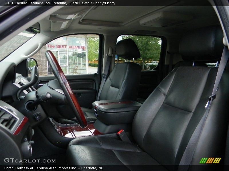 Black Raven / Ebony/Ebony 2011 Cadillac Escalade ESV Premium