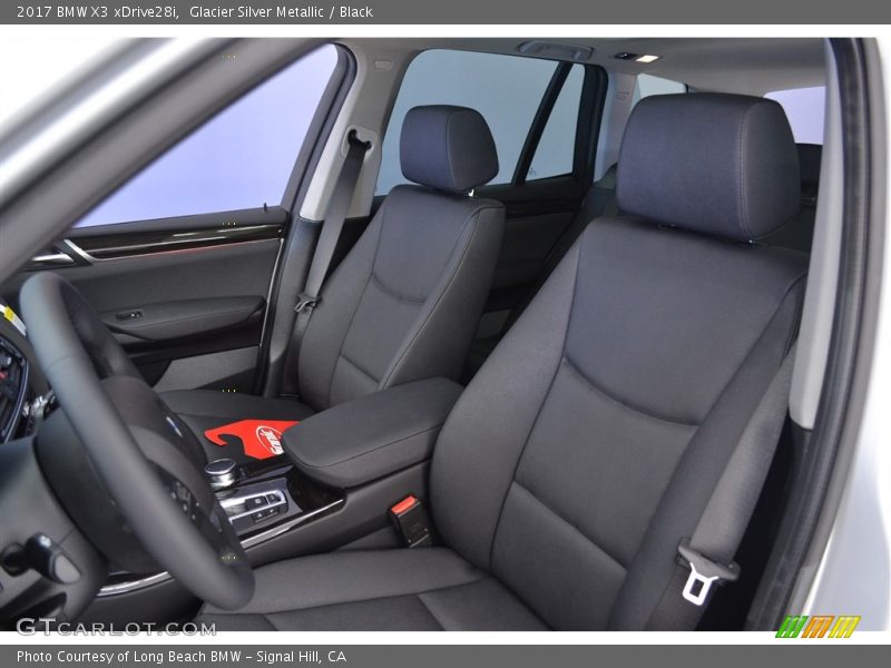 Glacier Silver Metallic / Black 2017 BMW X3 xDrive28i
