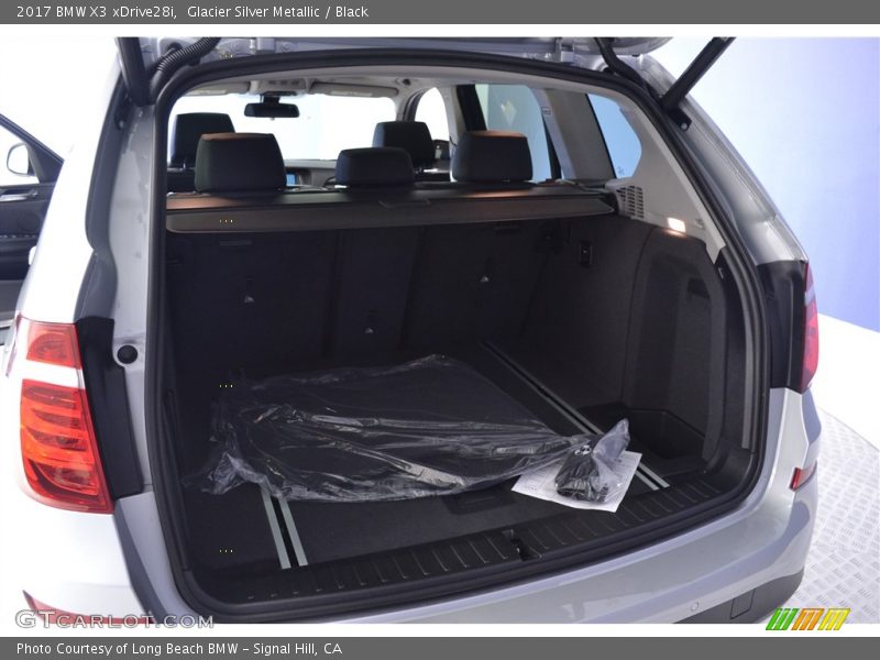 Glacier Silver Metallic / Black 2017 BMW X3 xDrive28i