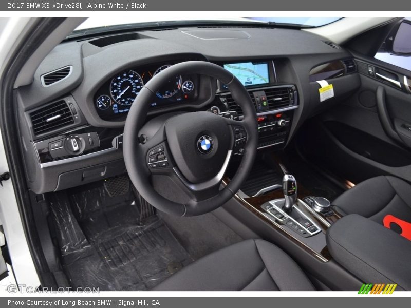 Alpine White / Black 2017 BMW X3 xDrive28i