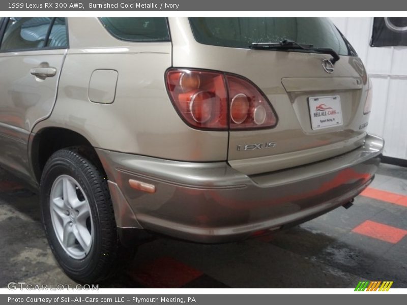 Burnished Gold Metallic / Ivory 1999 Lexus RX 300 AWD