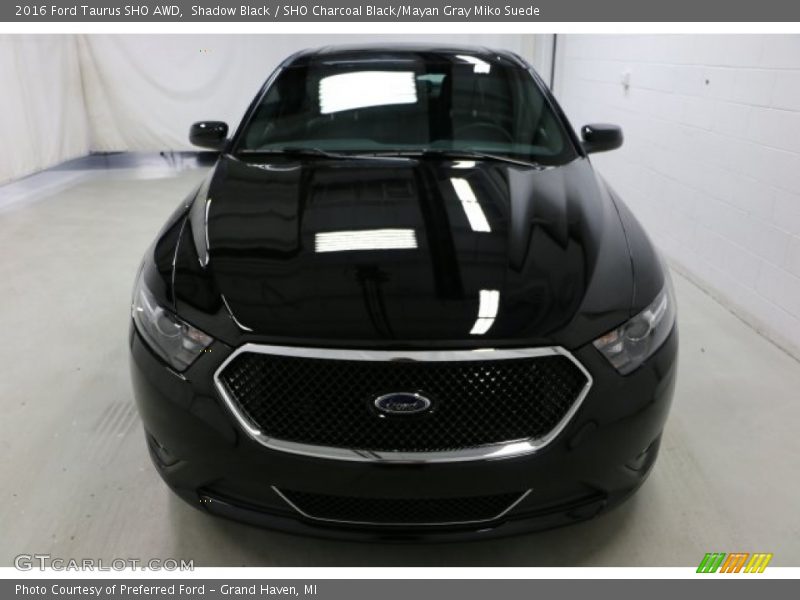 Shadow Black / SHO Charcoal Black/Mayan Gray Miko Suede 2016 Ford Taurus SHO AWD
