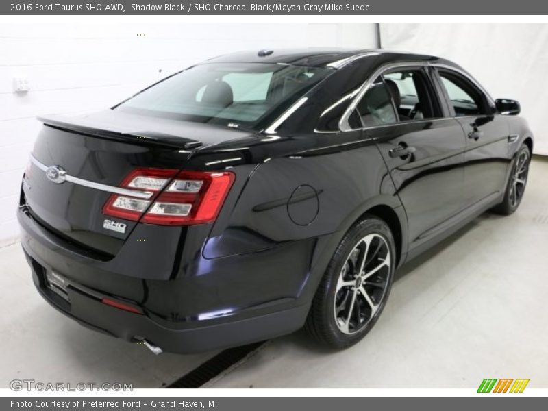 Shadow Black / SHO Charcoal Black/Mayan Gray Miko Suede 2016 Ford Taurus SHO AWD