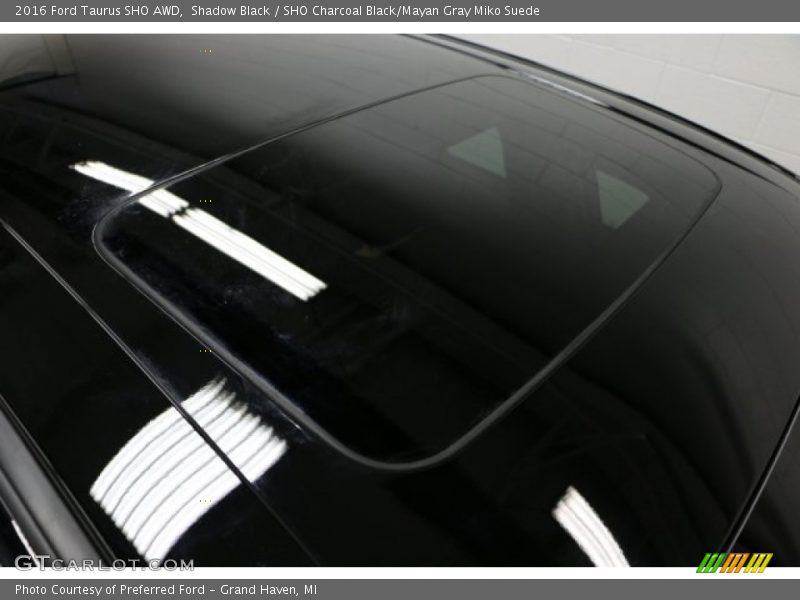 Shadow Black / SHO Charcoal Black/Mayan Gray Miko Suede 2016 Ford Taurus SHO AWD