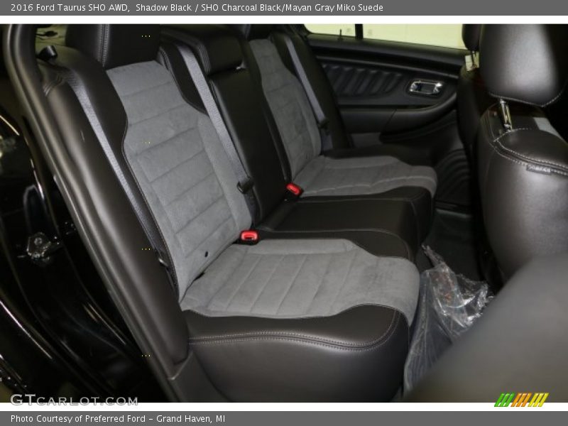 Shadow Black / SHO Charcoal Black/Mayan Gray Miko Suede 2016 Ford Taurus SHO AWD