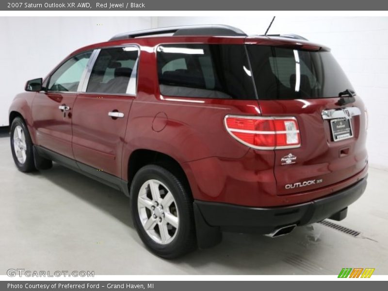 Red Jewel / Black 2007 Saturn Outlook XR AWD