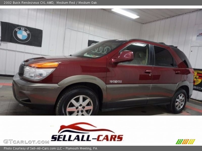 Medium Red / Medium Oak 2002 Buick Rendezvous CXL AWD