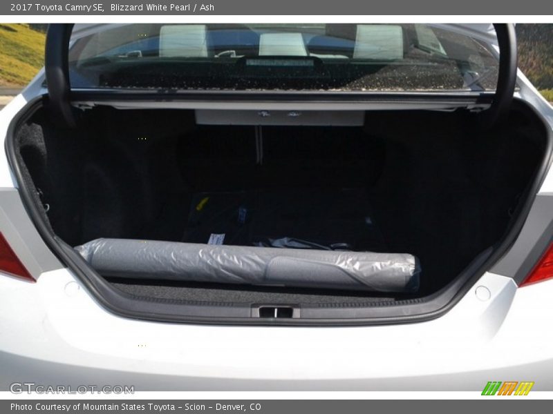 Blizzard White Pearl / Ash 2017 Toyota Camry SE