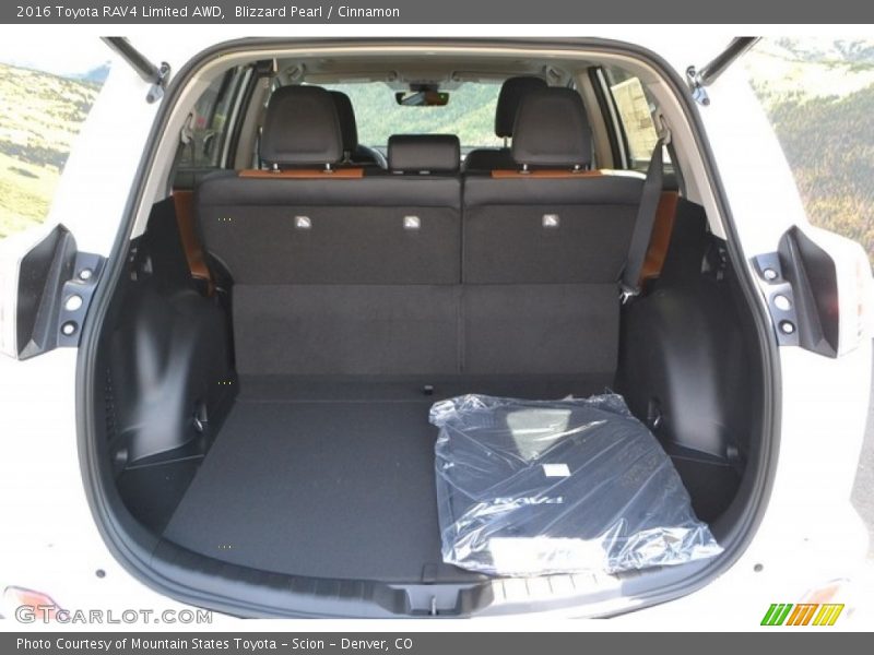 Blizzard Pearl / Cinnamon 2016 Toyota RAV4 Limited AWD