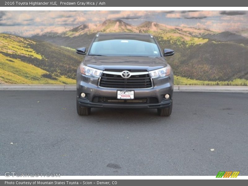 Predawn Gray Mica / Ash 2016 Toyota Highlander XLE