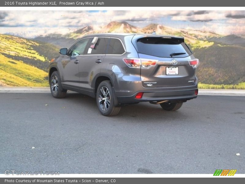 Predawn Gray Mica / Ash 2016 Toyota Highlander XLE