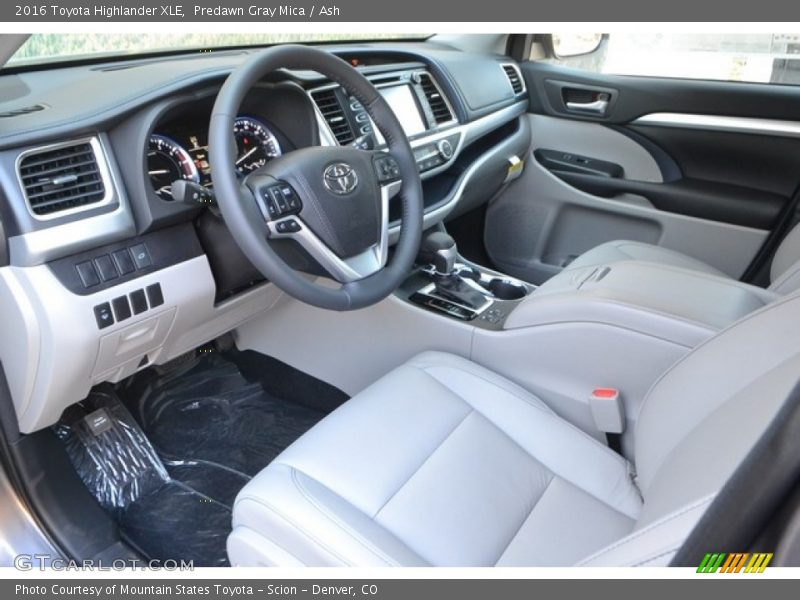 Predawn Gray Mica / Ash 2016 Toyota Highlander XLE