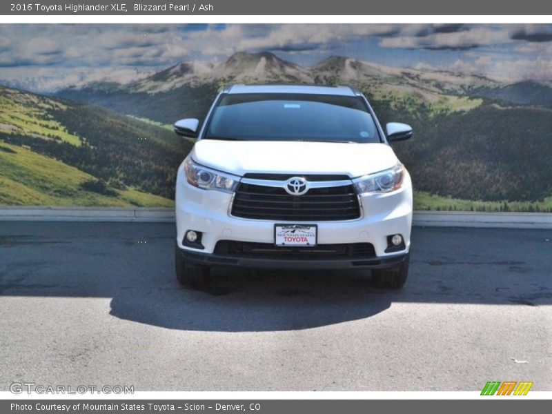 Blizzard Pearl / Ash 2016 Toyota Highlander XLE