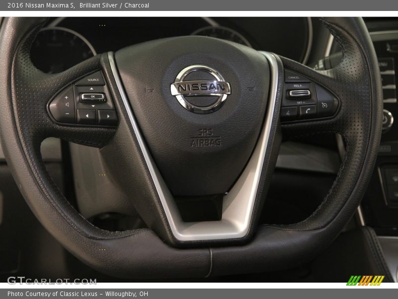 Brilliant Silver / Charcoal 2016 Nissan Maxima S