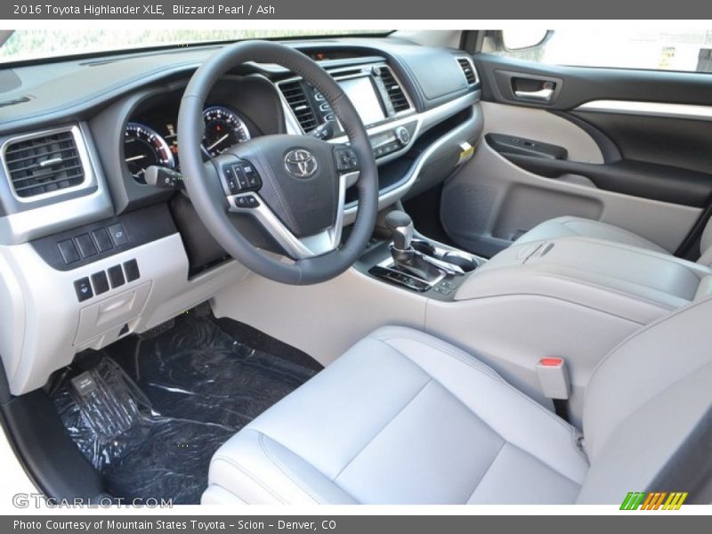 Blizzard Pearl / Ash 2016 Toyota Highlander XLE