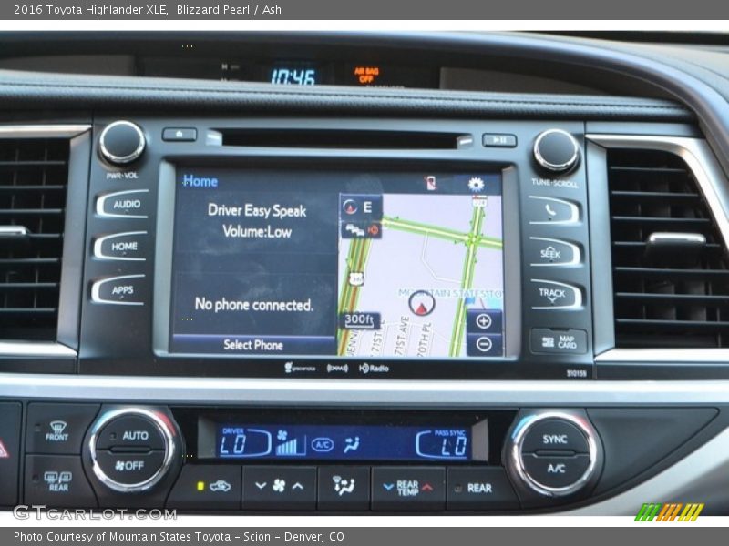 Blizzard Pearl / Ash 2016 Toyota Highlander XLE