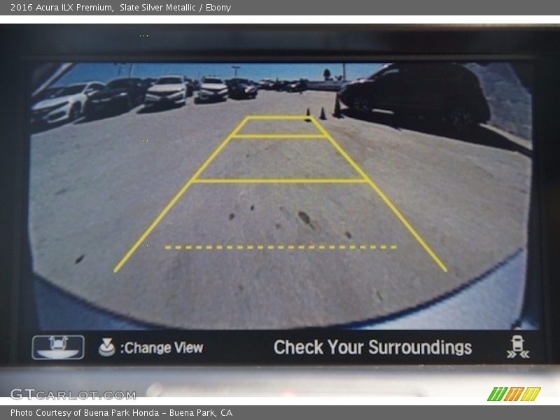 Slate Silver Metallic / Ebony 2016 Acura ILX Premium