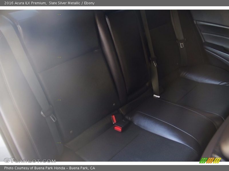 Slate Silver Metallic / Ebony 2016 Acura ILX Premium