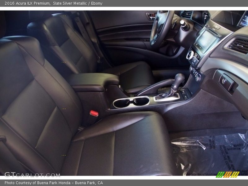 Slate Silver Metallic / Ebony 2016 Acura ILX Premium